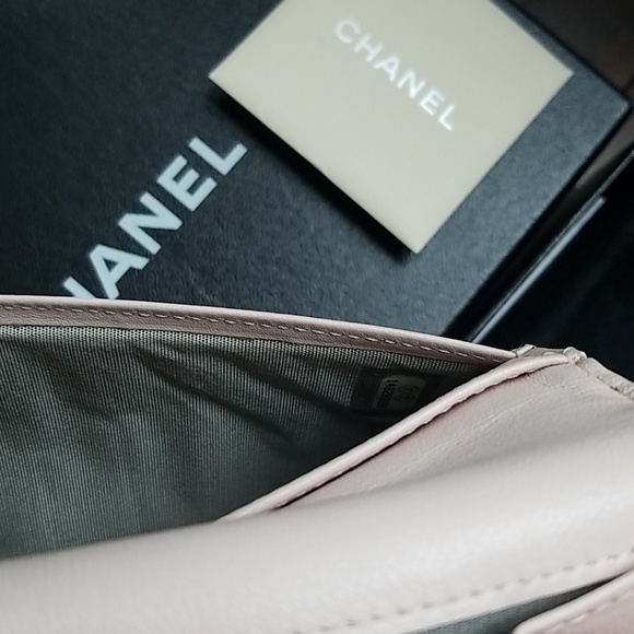 🚫SOLD🚫 Chanel Pink Tri-Fold Caviar Wallet/Clutch - Picture 4 of 8